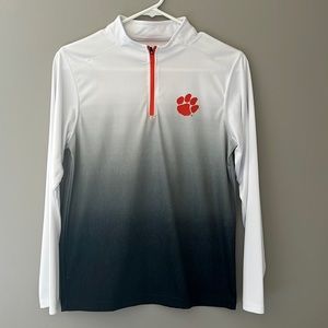 Clemson - youth large quarter zip